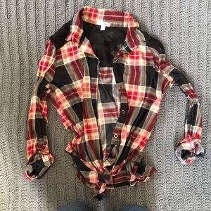 Long Sleeve Plaid Shirt